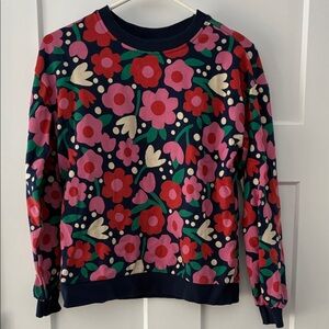 Hanna Andersson Floral Crew Neck Sweatshirt